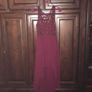 Burgundy jazz costume